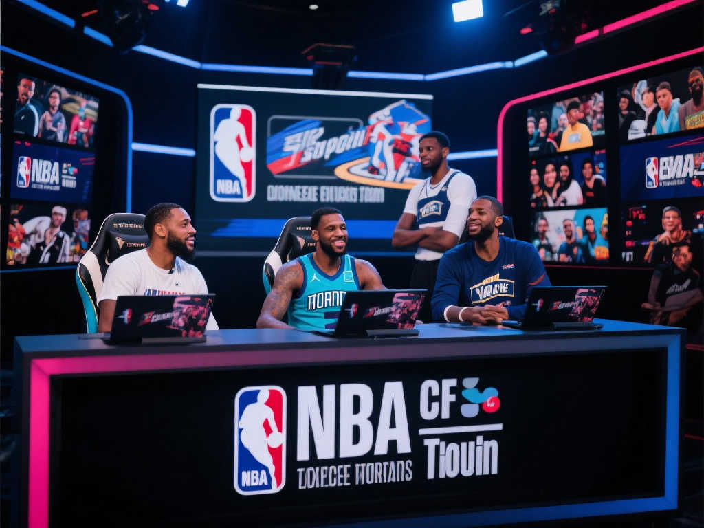 NBA球星跨界亮相电竞直播间引发热议