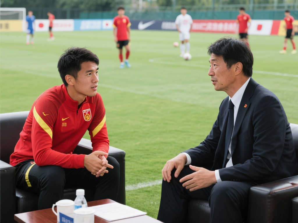 【现场聚焦】宋凯与上村健一友好交流 共盼精彩赛事